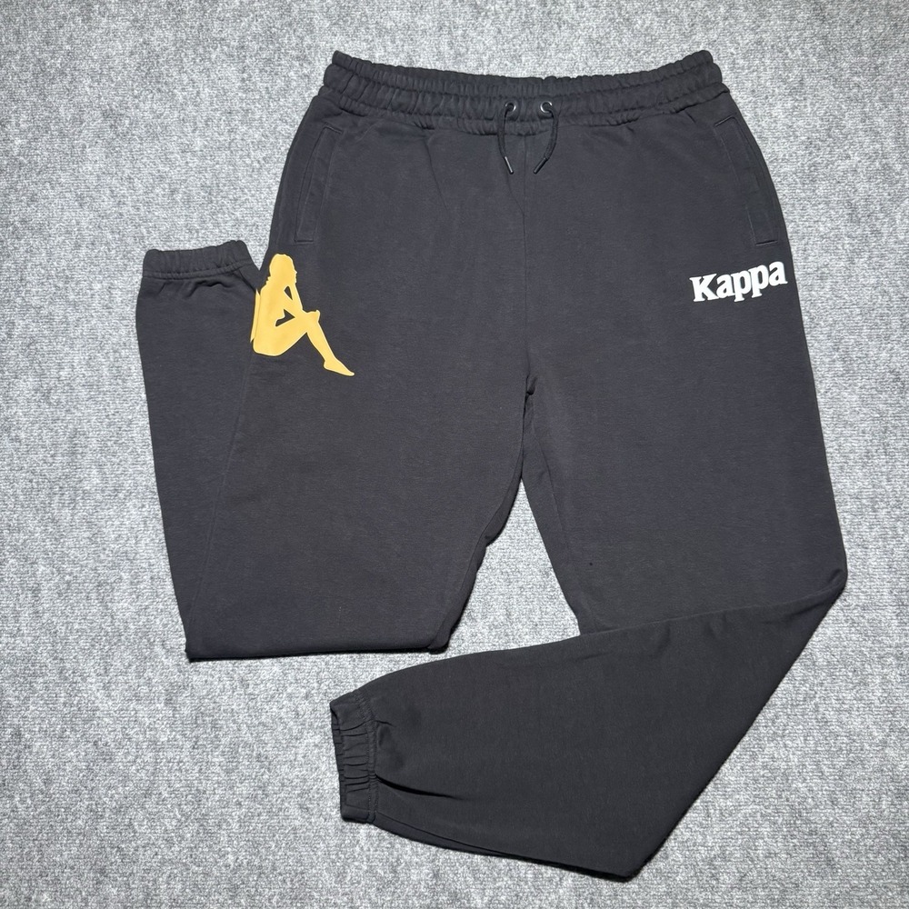 Kappa Sport Trousers Sweatpants Warm Ups Y2K Streetwear Men XL Logo Fit 34x31.5